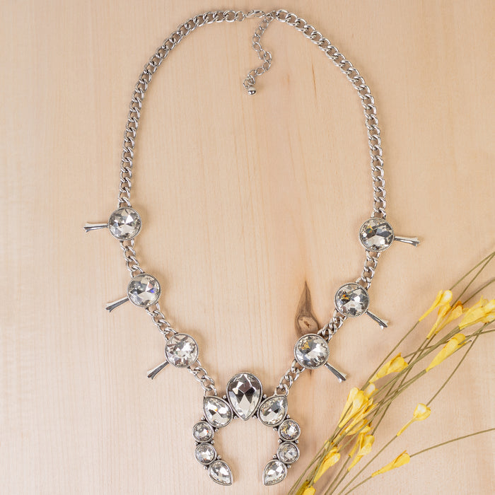 92114 - Squash Blossom Necklace - Clear