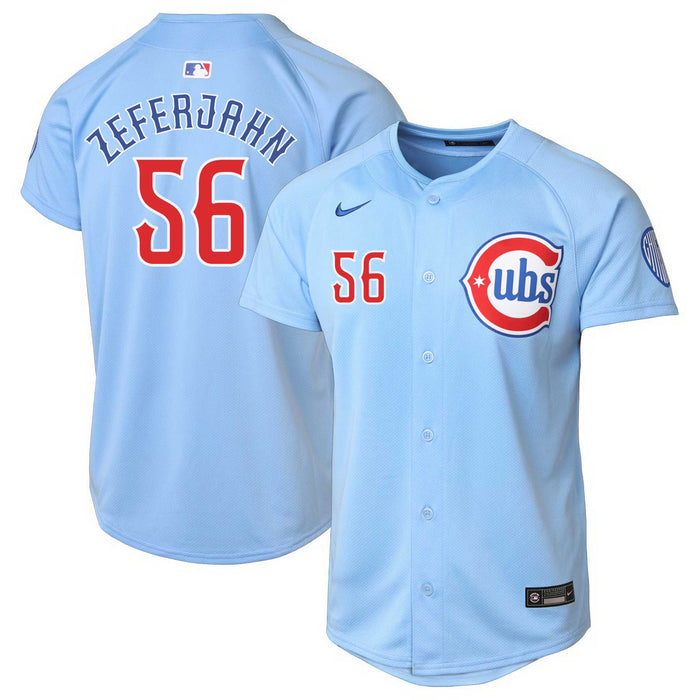 Chicago Cubs Ryan Zeferjahn Nike Youth Blues Alternate 2 Home Run Jersey
