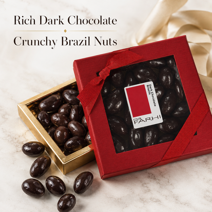 Dark Chocolate Coated Brazil Nuts, Palm Oil Free, 210g