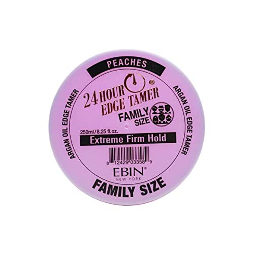 Ebin 24 Hour Edge Tamer EXTREME FIRM HOLD Fruity Peach 8.25oz - Family Size - Palms Fashion Inc.