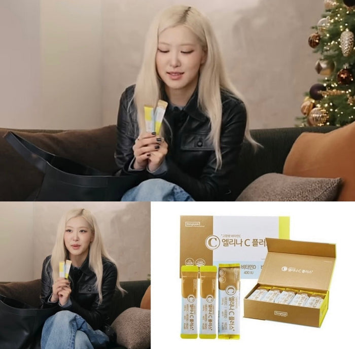 Doongkook Pharmaceutical Elena C Vitamin C + Vitamin D Supplement (3g x 120 sticks) مكمل غذائي إيلينا سي من دونجكوك فارماسوتيكال، فيتامين سي + فيتامين د - Princess Cosmetics Qatar