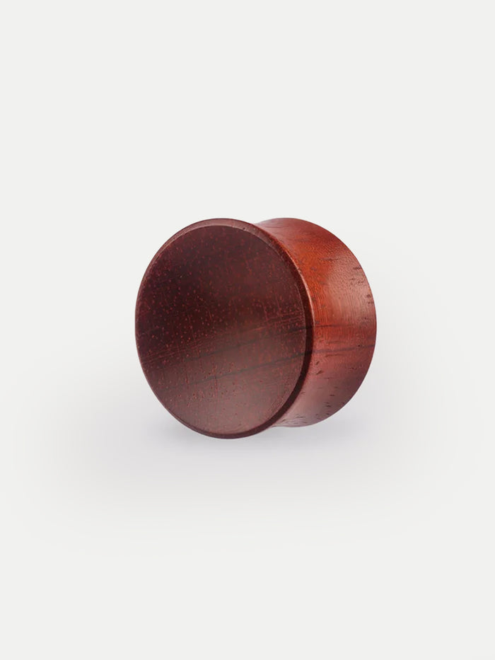 Hand Carved Sappan Wood Plug | Brown-Image 6