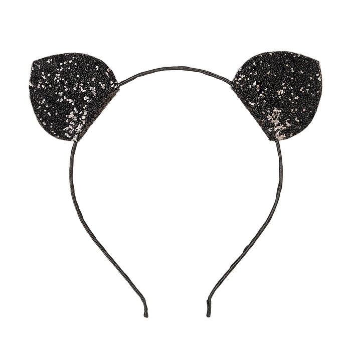Headband - Mireille - Black Sequined Ears