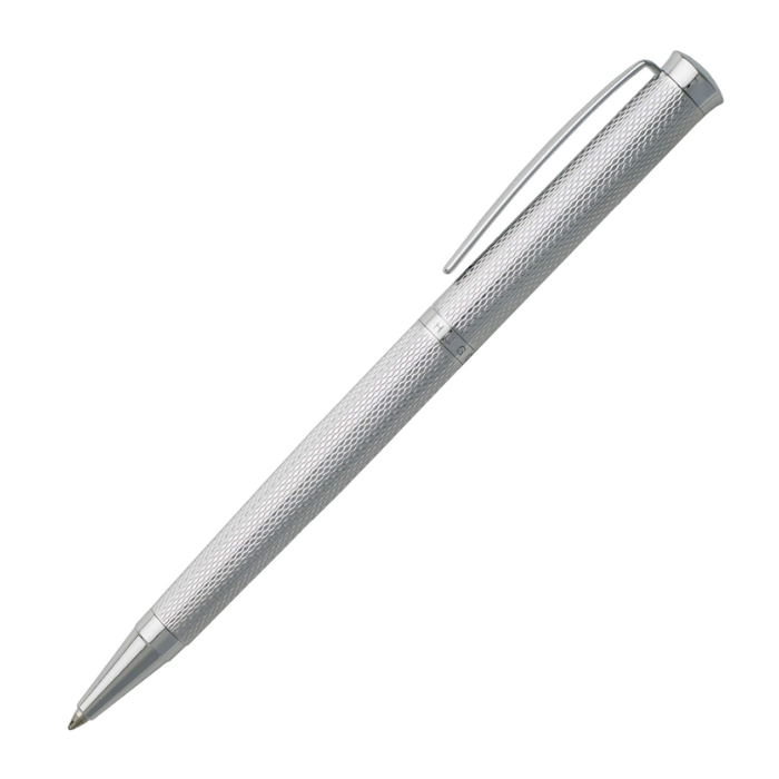 Hugo Boss – Sophisticated Diamond Ballpoint Pen – Chrome