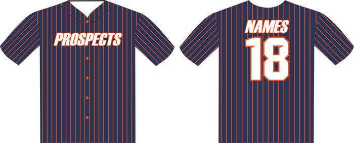 Mahler Navy Pinstripe Jersey