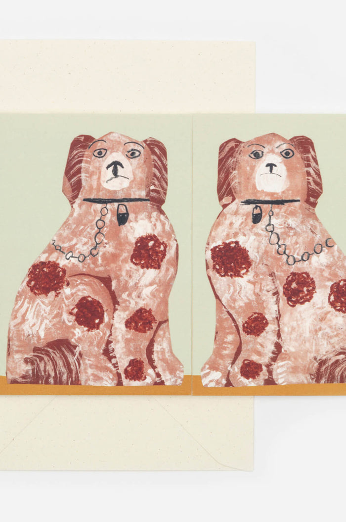 Mantel Dogs Card
