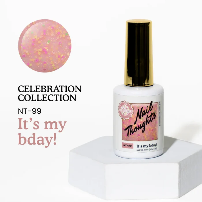 Nail Thoughts NT-99 IT'S MY BDAY!, 10 ml