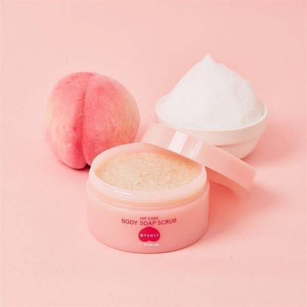 Pelican Soap Hip Care Body Soap Scrub - Sweet Peach 180g مقشر الجسم للعناية بالورك من بيليكان سوب - خوخ حلو - Princess Cosmetics Qatar