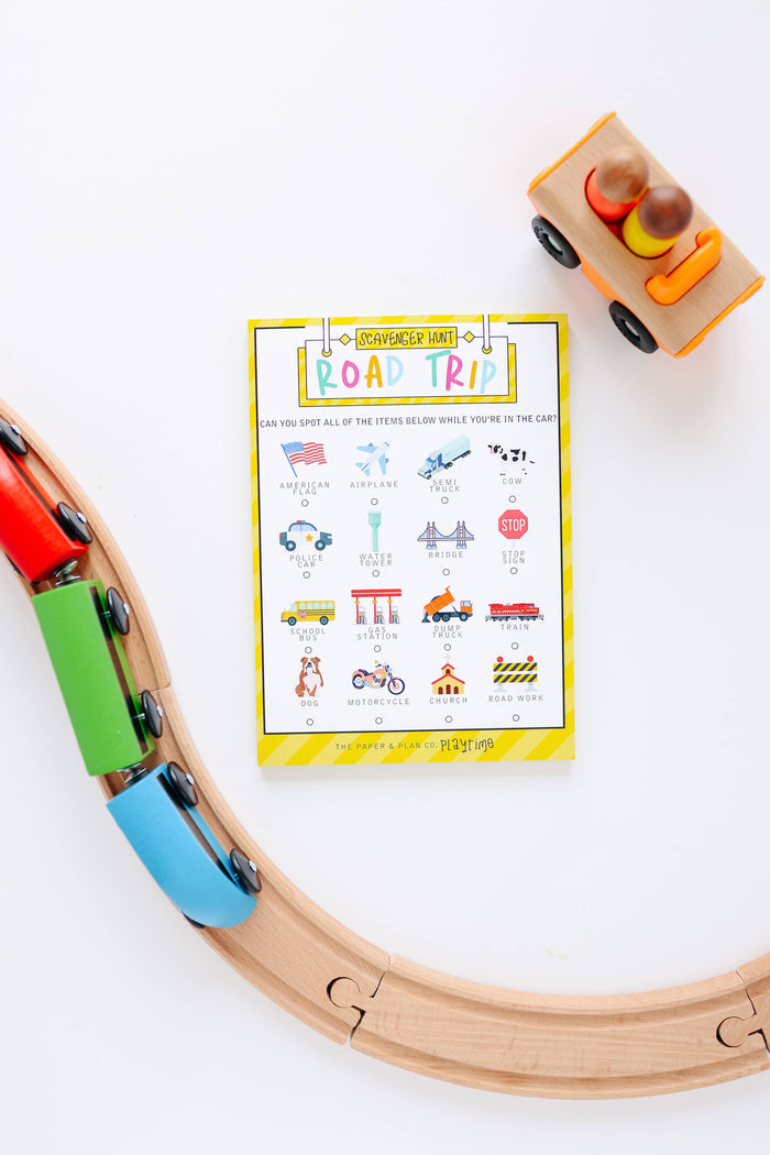Road Trip Scavenger Hunt Pad Playtime Pad®