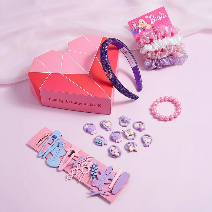 Rocktar Barbie Hair Accessory Kit - Set of 4 - Pink & Purple