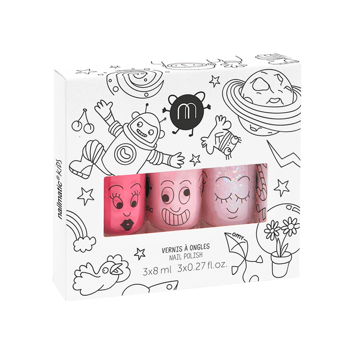 Set of 3 Kids Nail Polish - Belle De Provence