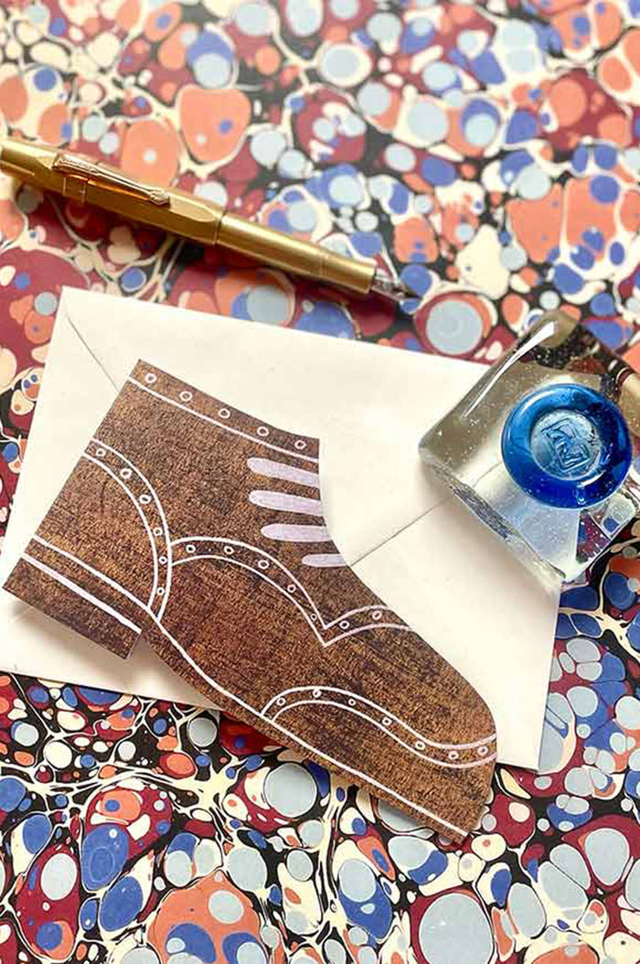 Shoe Shaped Greeting Card