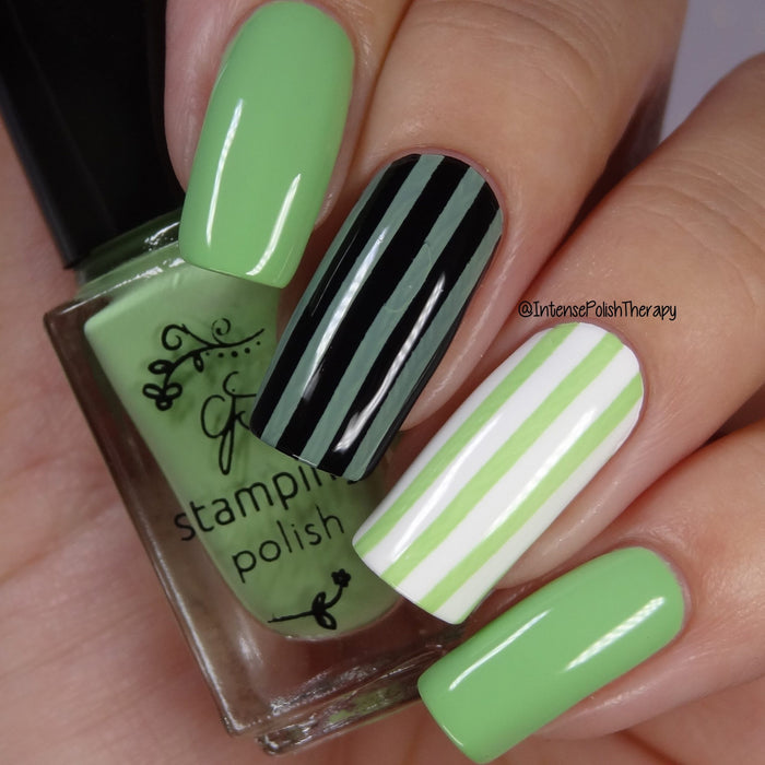 #098 -  Gitty Gecko | Clear Jelly Stamping Polish