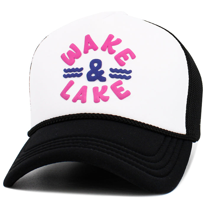 1629 - Wake & Lake Hat - White