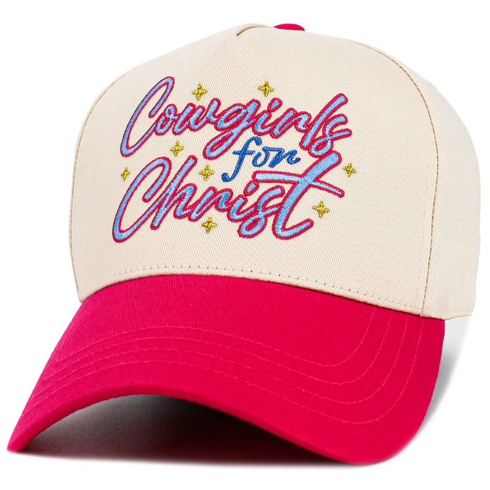1632 - Cowgirls for Christ Hat - Hot Pink