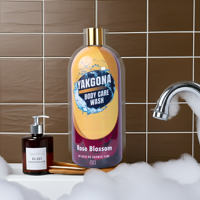 1L Yakgona Body Care Wash - Rose Blossom