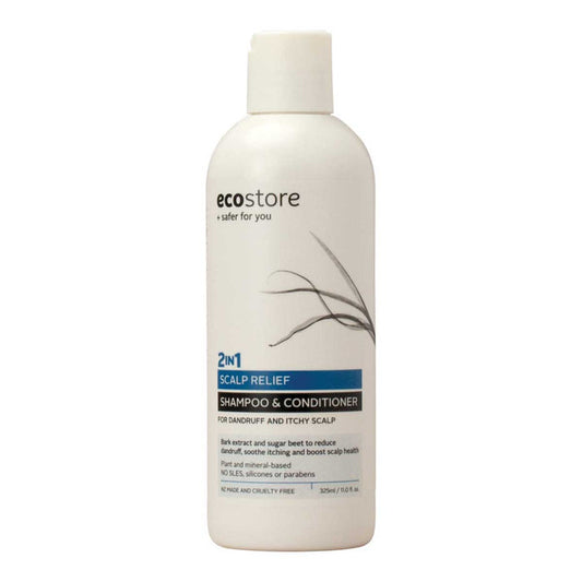 Ecostore Volume & Shine Shampoo bottle on a white background.