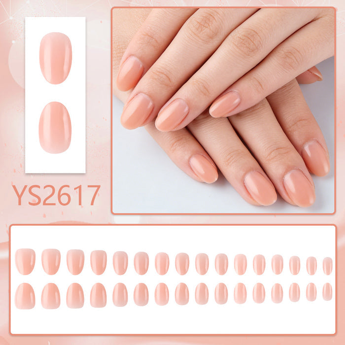 32 pieces of shiny light peach powder