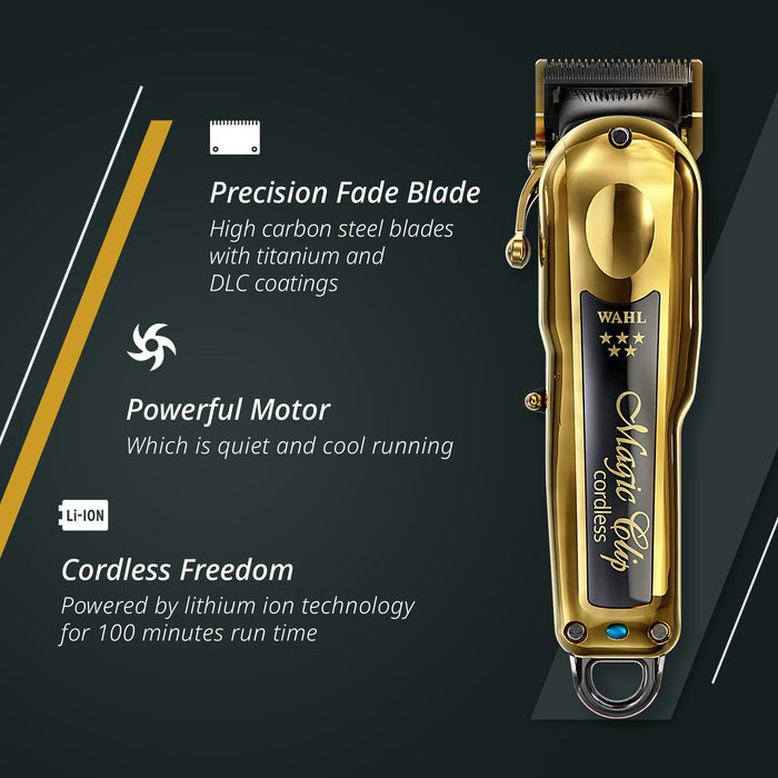 5* Cordless Gold Magic Clipper