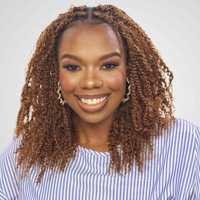 afro kinky bulk crochet braiding hair for black women