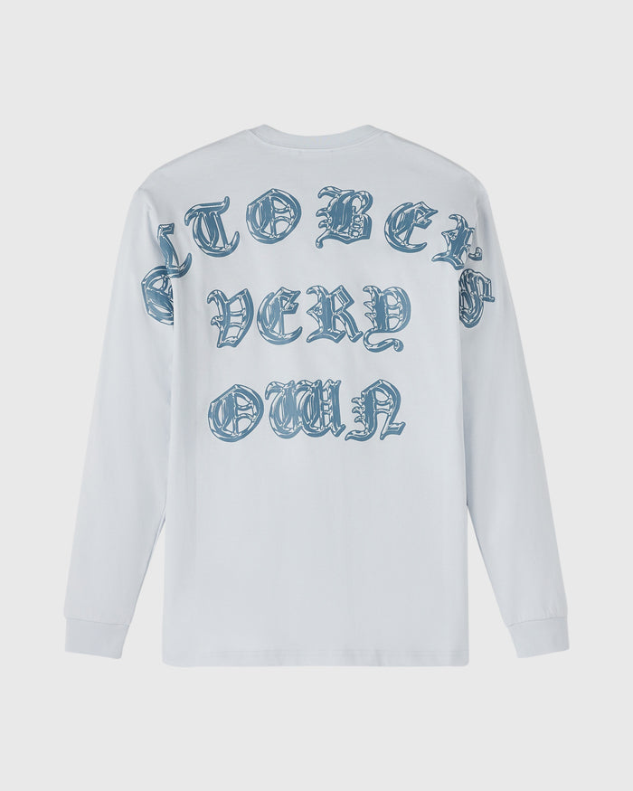 6 God Long-Sleeve Tee - Kyanite Blue