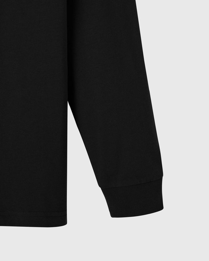 6 Gold Long-Sleeve Tee - Black