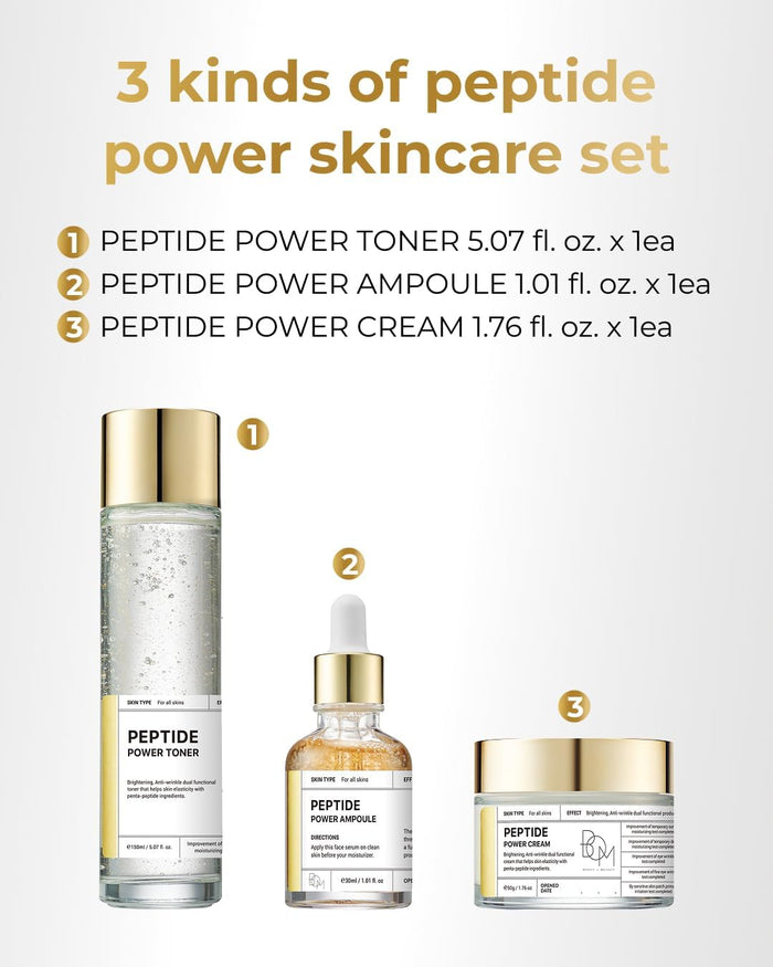 A Set Of Peptide Power Skincare With 3 Kinds Of Items