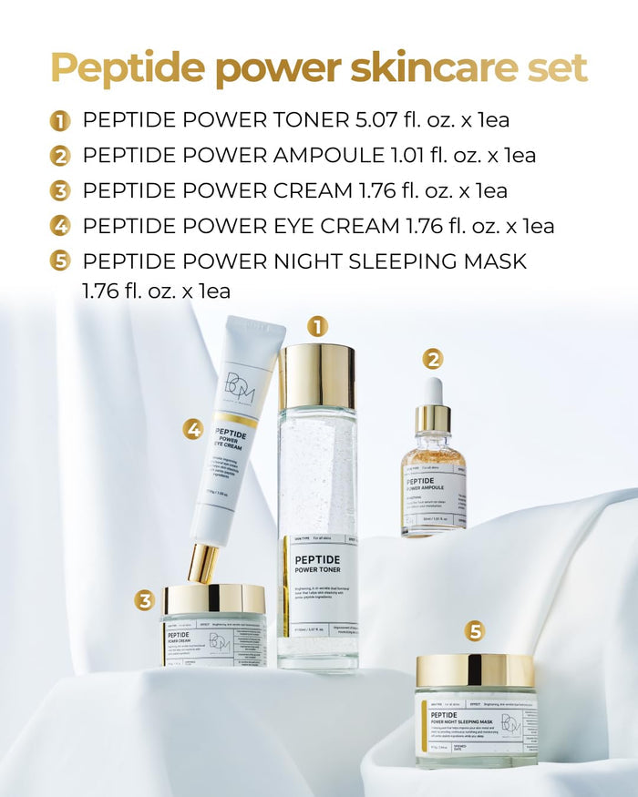 A Set Of Peptide Power Skincare With 5 Kinds Of Items