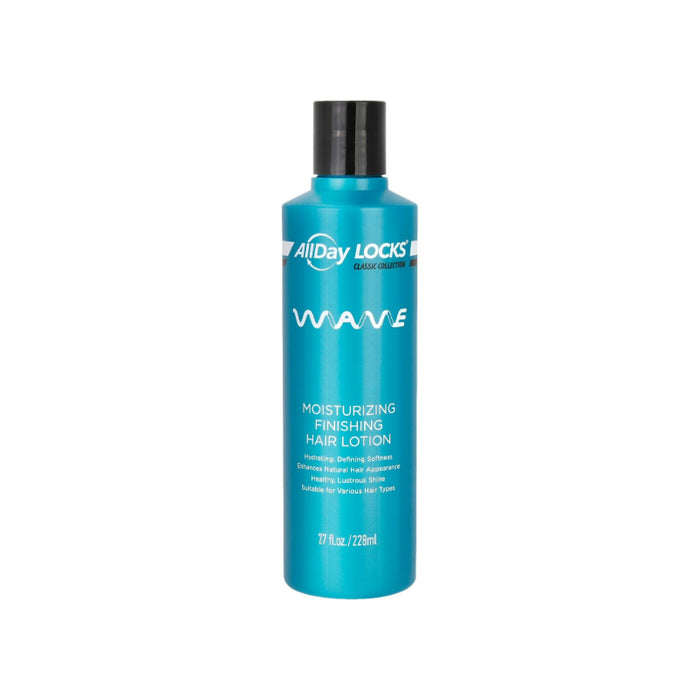 ALLDAY LOCKS moisturizing hair lotion for waves teal bottle 7 7 fl oz finishing lotion for wavy hair