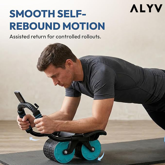 ALYV Auto-Rebound Black Ab Roller