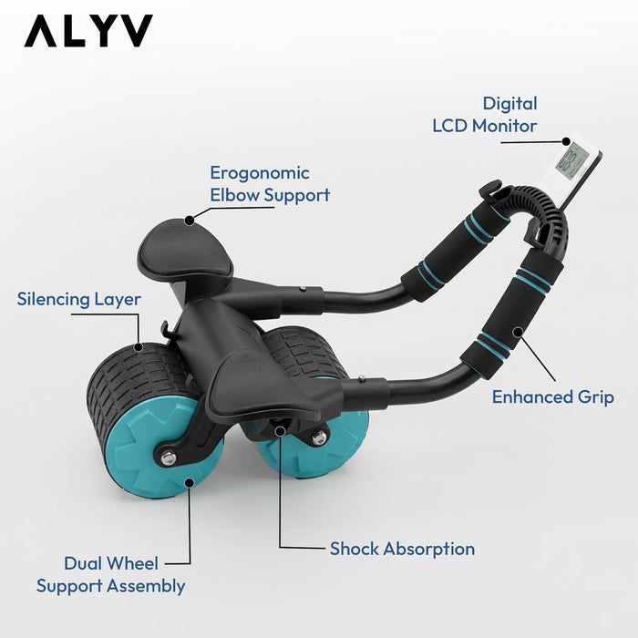 ALYV Auto-Rebound Black Ab Roller