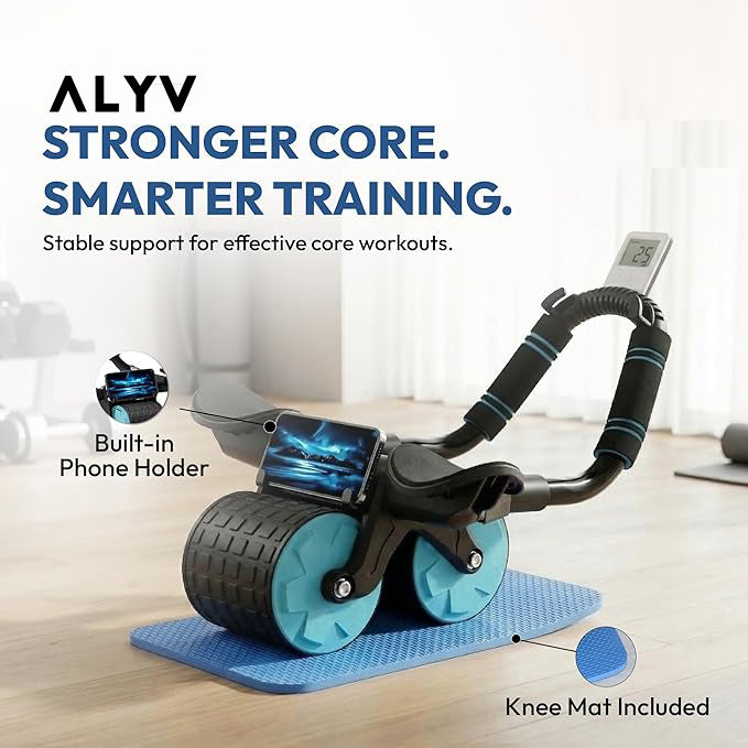 ALYV Auto-Rebound Black Ab Roller