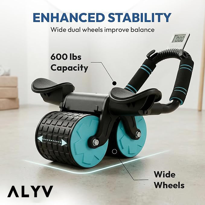 ALYV Auto-Rebound Black Ab Roller