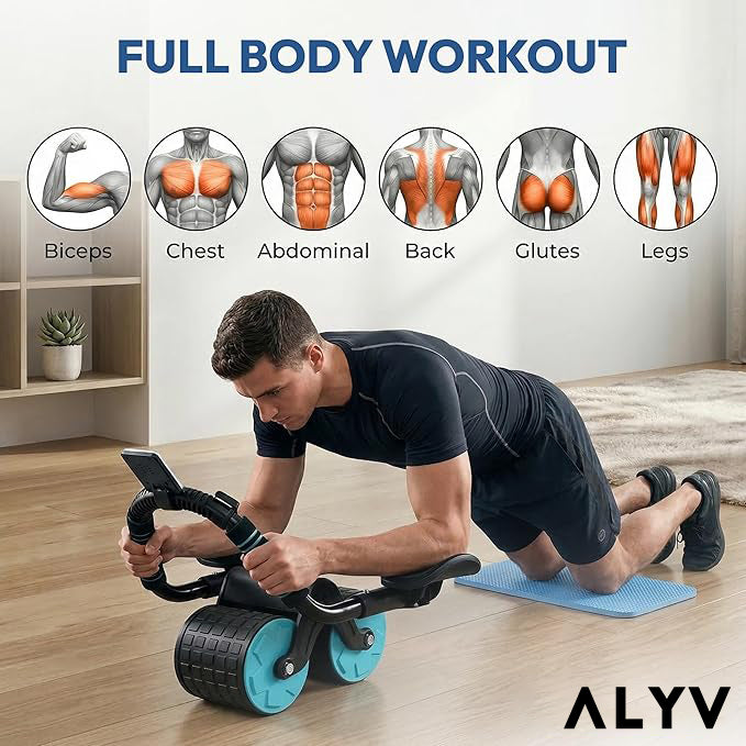 ALYV Auto-Rebound Black Ab Roller