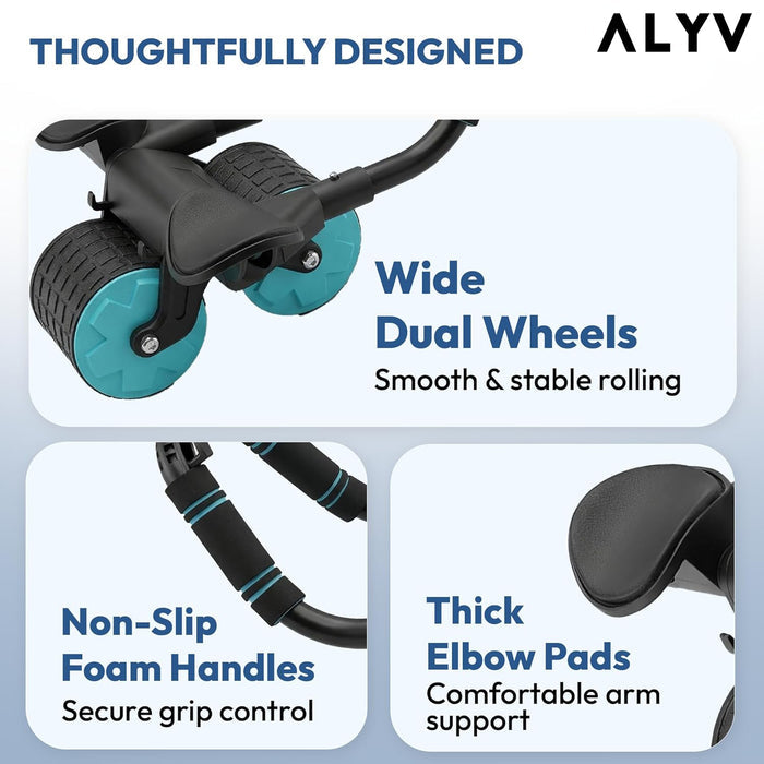 ALYV Auto-Rebound Black Ab Roller