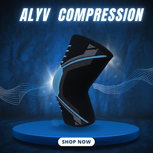 ALYV Compression Knee Sleeves- Size-M