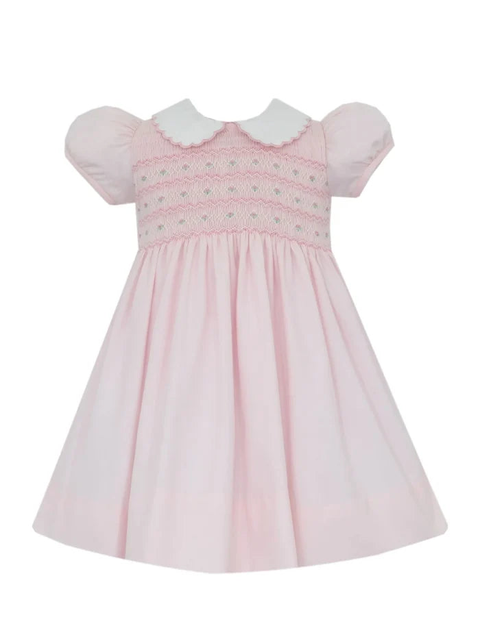 Anavini Eleonor Pink Viyella Dress