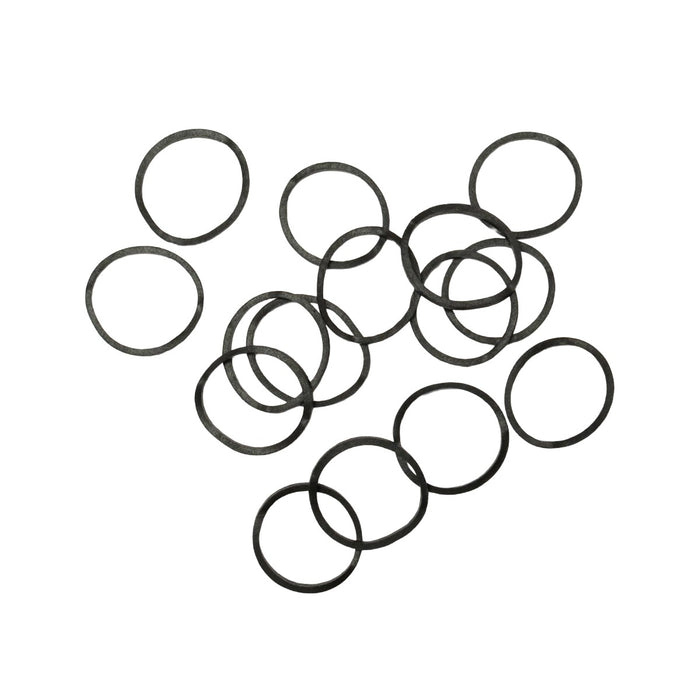 Annie Rubber Bands 1/2" 1000pcs [Black] #3162