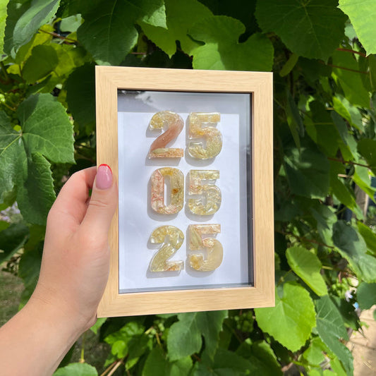 Anniversary Date Frame - Wood 5x7”