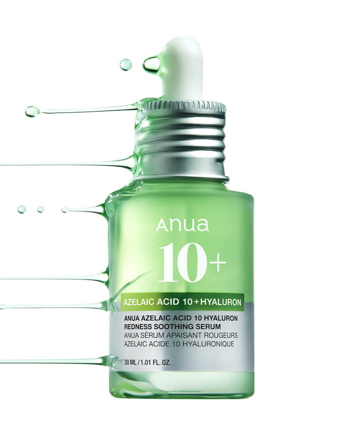 Anua Azelaic Acid 10 Hyaluron Redness Soothing Serum 30ml أنوا حمض أزيليك 10 هيالورون احمرار سيروم مهدئ - Princess Cosmetics Qatar