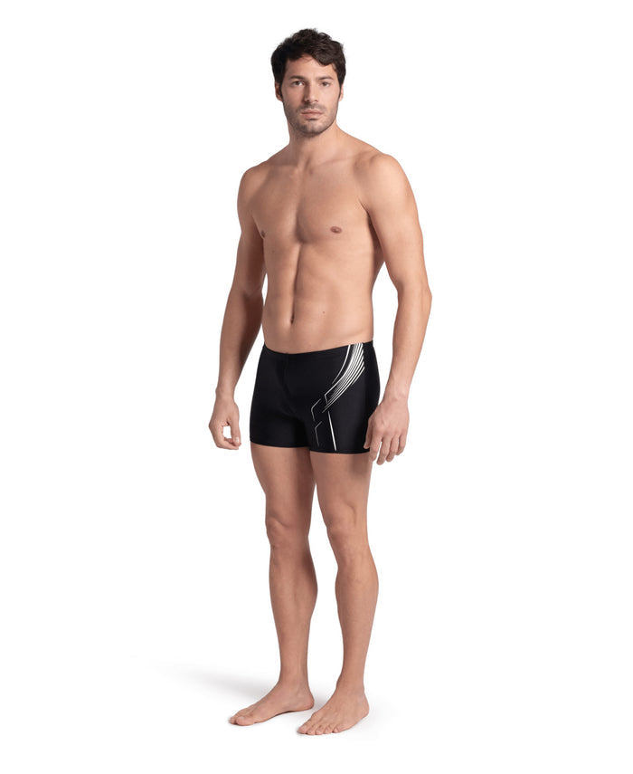 ARENA DIVE SWIM - BLACK-WHITE