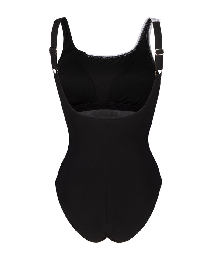 ARENA SWIMSUIT LILIANA U BACK - BLACK/WHITE