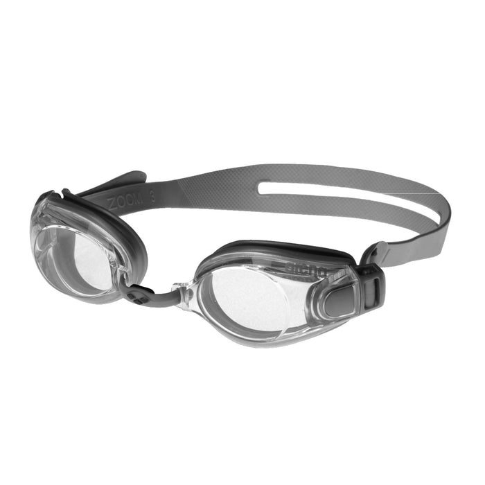 Arena Zoom X-FIT - Sølv/klar
