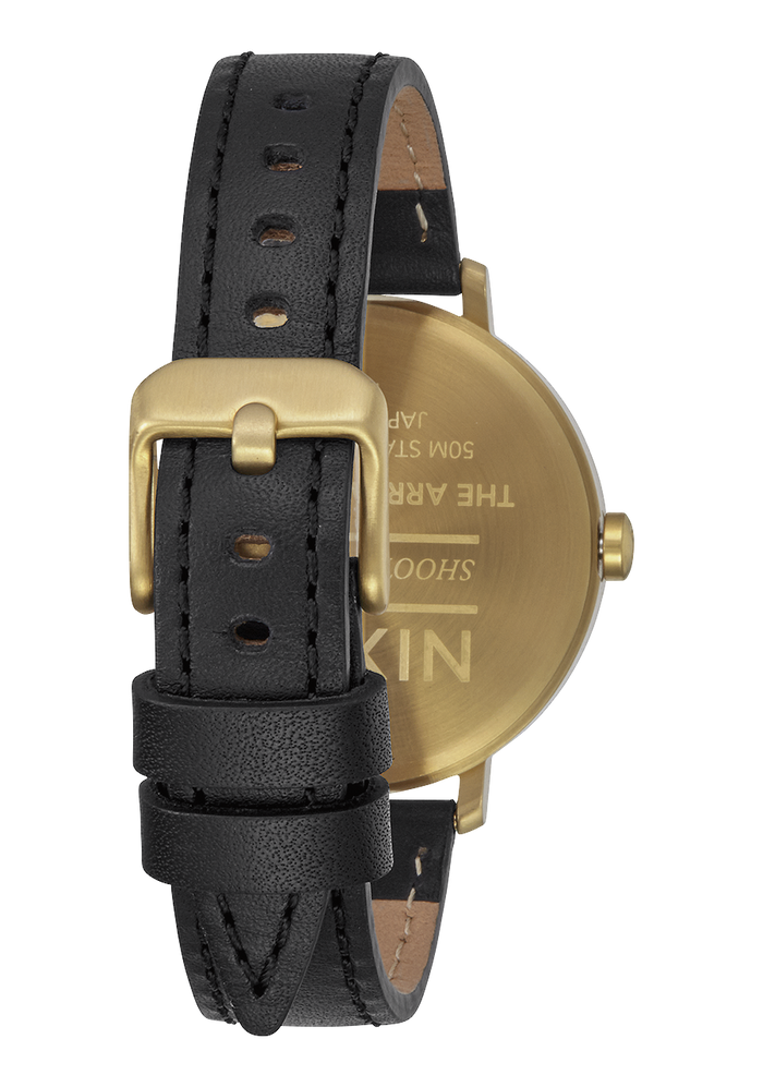 Arrow Leather - Gold / Black