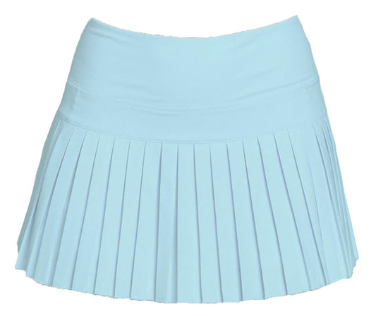 Azarhia Mini Pleated Skort-Lt. Blue