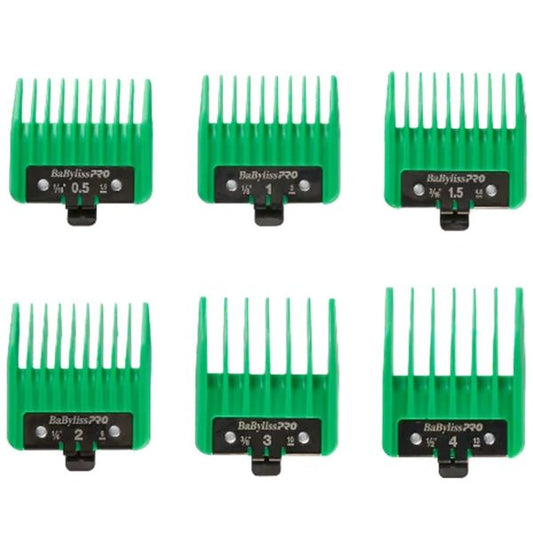 BaByliss Pro Precision Clipper Guards - 6 Pcs Comb Set # FXPCG2 - Palms Fashion Inc.