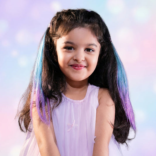 Barbie Gotta Glow! Hair Extensions – Set of 2 - Aqua Pixie