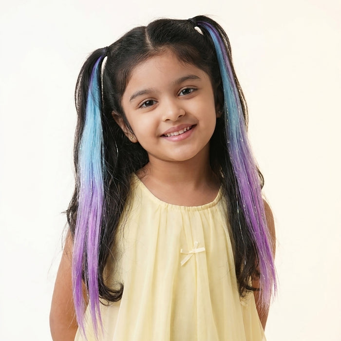 Barbie Gotta Glow! Hair Extensions – Set of 2 - Aqua Pixie