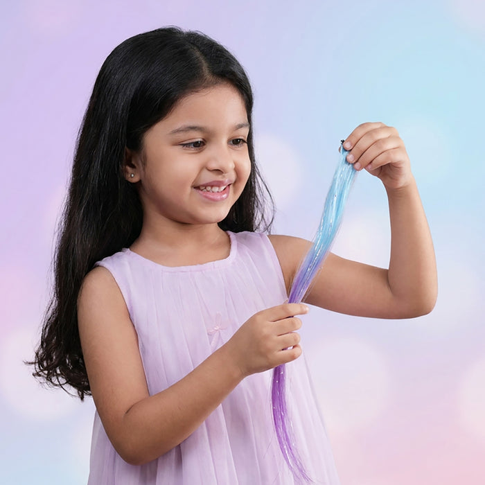 Barbie Gotta Glow! Hair Extensions – Set of 2 - Aqua Pixie