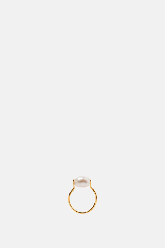 Beatriz Palacios Baroque Ball Gold Ring.